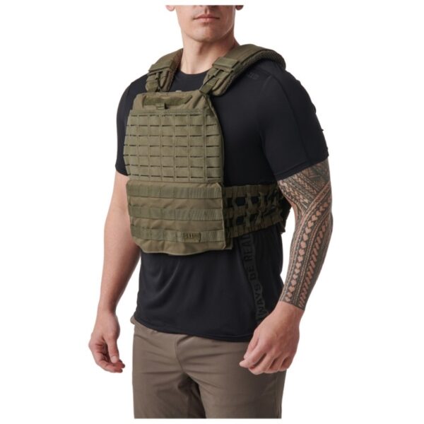 5.11 TacTec Plate Carrier - Olive Green - Side