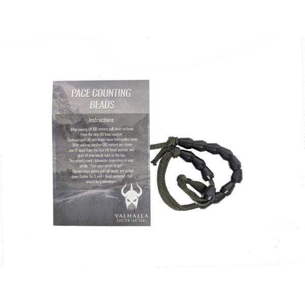 Valhalla Tactical and Outdoor Pace Beads with Instructions