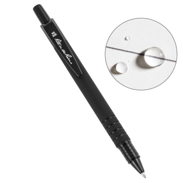 RITR 93 All-Weather Durable Clicker Pen - Black 1
