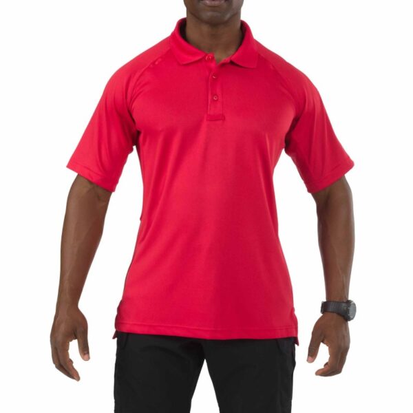 5.11 Performance Short Sleeve Polo - Ranger Red - Front View