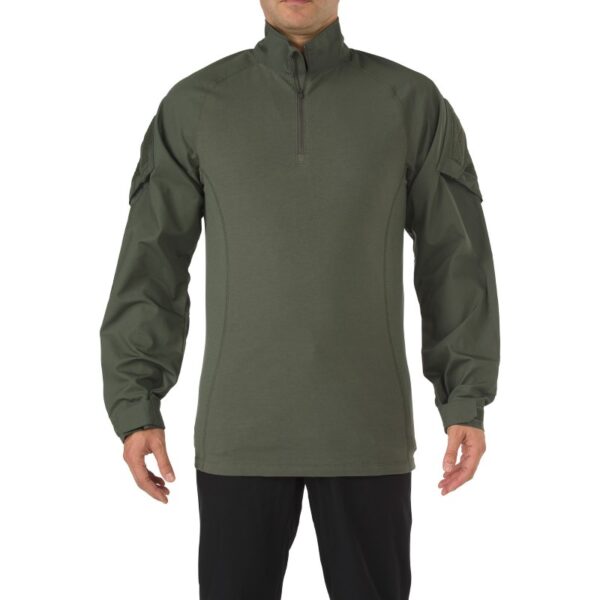 5.11 Rapid Assault Shirt - TDU Green - Front View