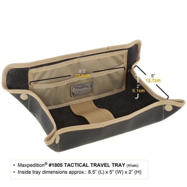 Maxpedition Tactical Travel Tray - Inside Tray Dimensions