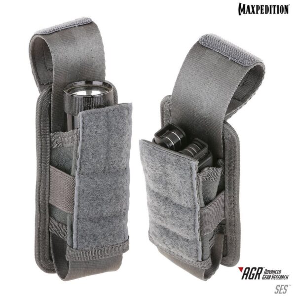 Maxpedition SES Single Sheath Pouch - Gray - Inside View
