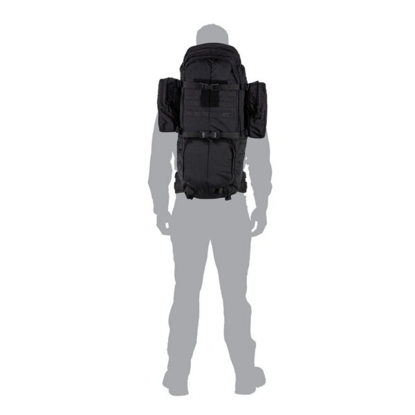 5.11 Rush100 Backpack - Sim - Black - Back
