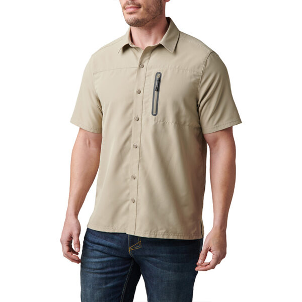5.11 Markman Utility S/S Shirt - Khaki - Front